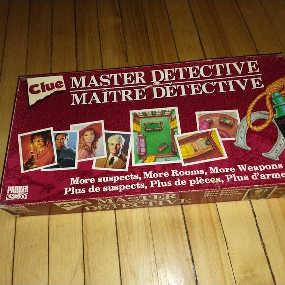 Clue Master Detective Board Game (1988) - Picture 1 of 6